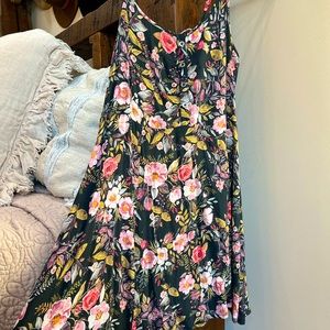 Floral Summer Dress with tie up back